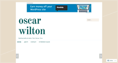 Desktop Screenshot of oscarwilton.com